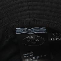 [Used] Prada PRADA Re-Nylon Triangle Logo Bucket Hat Nylon Bucket Hat Women's Used A