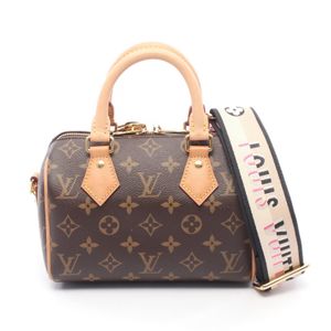 【중고】 루이비통 LOUIS VUITTON 핸드백 스피디 밴드 리에르 20 모노그램 2WAY M46234 느와르 PVC 코팅 캔버스 가죽 스피디 밴드 리에르 20