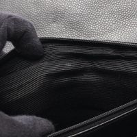 [Pre-owned] Chanel CHANEL Shoulder Bag Matelassé Diana Flap A01165 Black Caviar Skin (Grained Calf) Matelassé Diana Chain Shoulder Bag