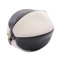 [Used] Chanel CHANEL Shoulder Bag Beach Ball Black/White Leather Beach Ball Chain Shoulder Women's Used A