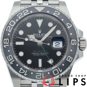 롤렉스 GMT 마스터 2 워치 주빌리 GMT-Master II 126710GRNR 상자 보증서 SS 남성 시계 블랙 미품 【신품】