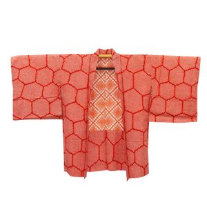총 조리개 하오리 쇼 실크 【중고】