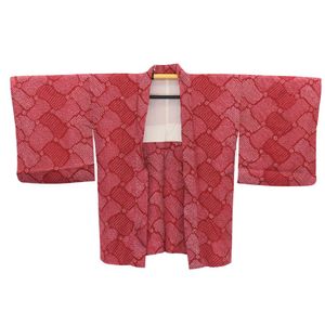 총 조리개 하오리 쇼 실크 【중고】