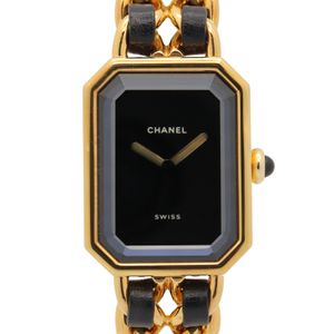 [มือสอง] นาฬิกา Chanel CHANEL รุ่น Premiere M H0001 สีดำชุบทอง (Gold Plated) สายหนัง รุ่น Premiere M สำหรับผู้หญิง สภาพ A