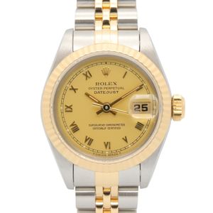 [มือสอง] นาฬิกา Rolex รุ่น Datejust W-serial 69173 CH/RO/Jubilee K18 (ทองคำเหลือง) ตัวเรือนสแตนเลสสตีล สำหรับสุภาพสตรี สภาพ A