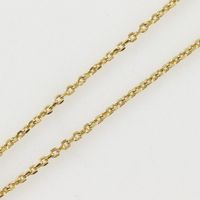 Louis LOUIS VUITTON Petit Louis Necklace, LV Circle Monogram Flower, M00368, Gold Plated, LE4212, Approx. 3.5g, Women's [Used]