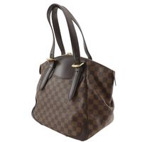 Louis LOUIS VUITTON Verona MM Tote Bag N41118 Damier Canvas 2011 Brown VI1161 Shoulder bag, Handbag, A4 size Zipper Verona MM Women's [Used]