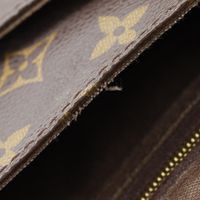 Louis LOUIS VUITTON Menil Montan MM Shoulder Bag M40473 Monogram Canvas 2011 Brown MI2191 Crossbody/Shoulder Bag Magnetic Closure Unisex [Used]
