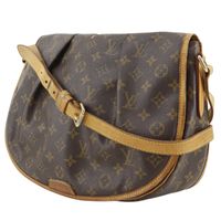 Louis LOUIS VUITTON Menil Montan MM Shoulder Bag M40473 Monogram Canvas 2011 Brown MI2191 Crossbody/Shoulder Bag Magnetic Closure Unisex [Used]
