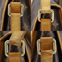 Louis LOUIS VUITTON Menil Montan MM Shoulder Bag M40473 Monogram Canvas 2011 Brown MI2191 Crossbody/Shoulder Bag Magnetic Closure Unisex [Used]