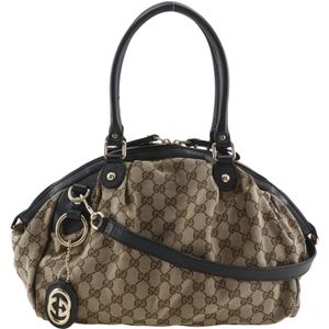 구찌 GUCCI 슈키 토트 백 2 WAY 숄더 223974 GG 캔버스 차 어깨걸이, 핸드백, 2way, A5 더블 패스너 Sukey 레이디스