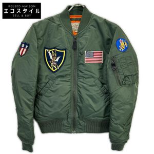 Avirex 6152178 Khaki Flying Tiger MA-1 Flight Jacket M [Used]