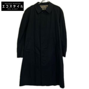 Aquascutum 225701 Navy, Made in England, Aqua5 Stand Collar Coat, Size 40 [Used]