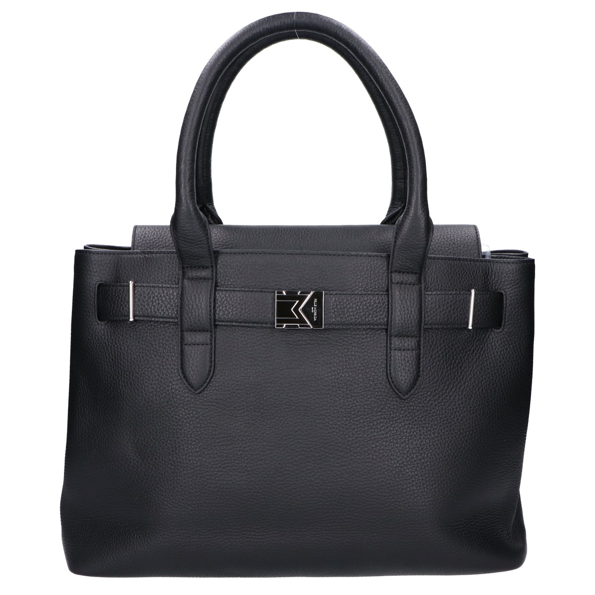 美品　PELLE MORBIDA　MAIDEN VOYAGE　バッグ　黒　シボ革 Pelle Morbida [Like New] MB083 Maiden Voyage Shrink Leather Flap