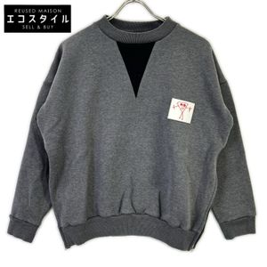 Plan C 灰色 FLCJB51S69TF002 Bianca 貼布側拉鍊衛衣 S 碼 [二手]