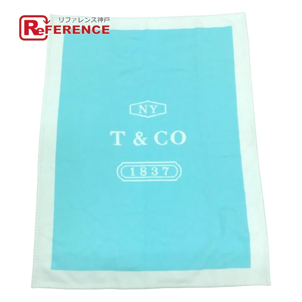 TIFFANY&Co. Blanket, Interior Decor, Throw, Fringe, Logo Blanket