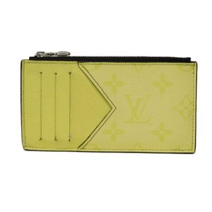 중고 LOUIS VUITTON 루이비통 코인 카드 홀더 LV 로고 플라워 파스텔 패스 케이스 명함 지갑 지갑 지갑 미니 지갑 RFID IC 칩 타이가 라마 모노그램 레모네이드 코인 케이스 M14109