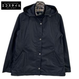Aquascutum 5003204088 Navy 2-Way Taffeta Parka Tailored Jacket Size 8 [Used]