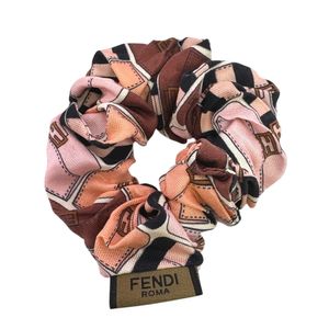 [Used] FENDI Mamma Bucket Scrunchie Hair Accessory Braun