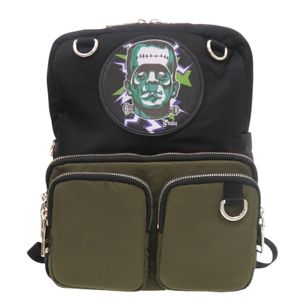 Prada Frankenstein Universal Collaboration 2VZ043 尼龍黑色雙肩包/日用包 黑色 1065 [二手] 成色極佳