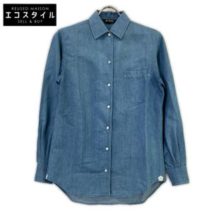 Loro Piana FAM2000 Light Blue Cotton Linen Shirt [Used]