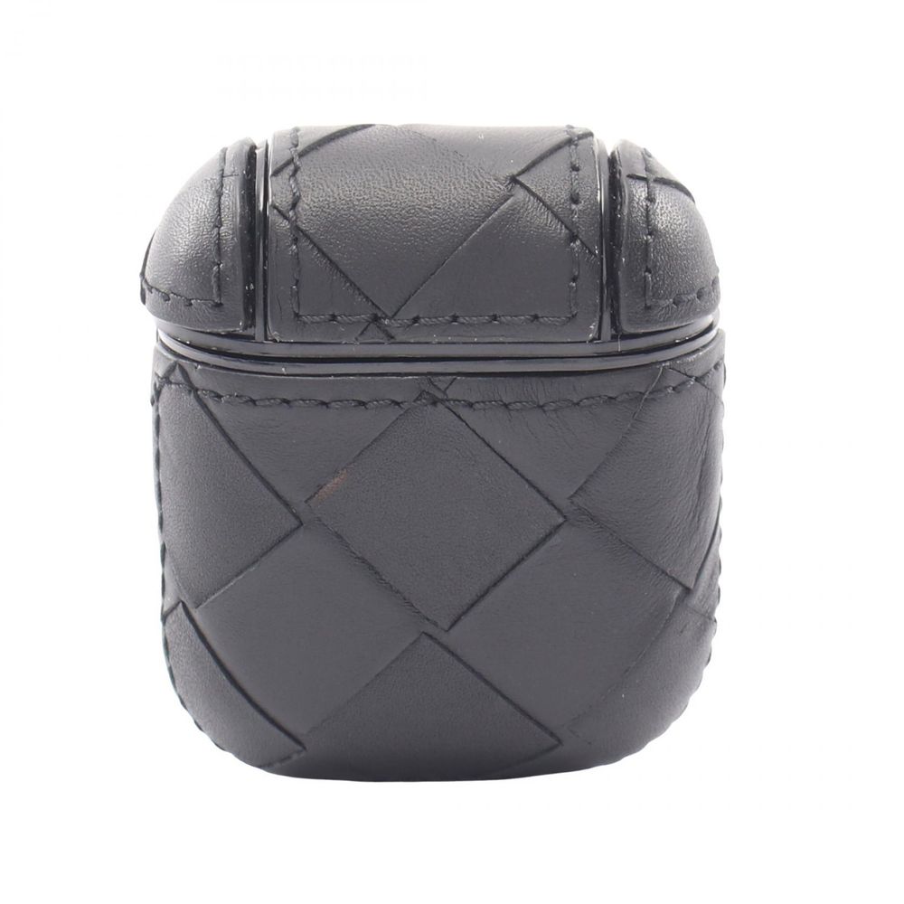 【중고】 보테가 베네타(BOTTEGA VENETA) 휴대폰·스마트폰 액세서리 인트레치아토 AirPods 케이스 610263 VCPQ0 블랙 가죽 AirPods 케이스 유니섹스 Used A