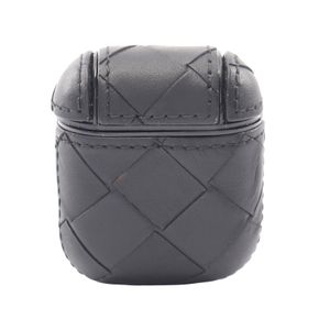 【중고】 보테가 베네타(BOTTEGA VENETA) 휴대폰·스마트폰 액세서리 인트레치아토 AirPods 케이스 610263 VCPQ0 블랙 가죽 AirPods 케이스 유니섹스 Used A