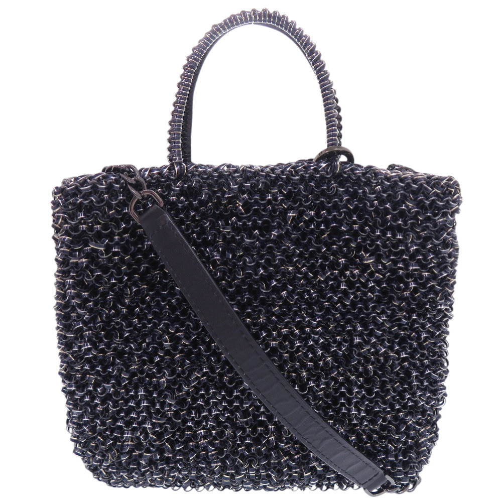 Pre-owned ANTEPRIMA wire bag, standard square tote bag with wire