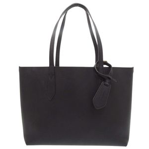 미품 버버리 노바 체크 가죽 블랙 토트 백 블랙 0442【중고】BURBERRY