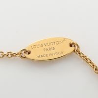 【중고】 루이비통 LOUIS VUITTON 목걸이 LV 아이코닉 M01215 핑크 GP(골드 도금) LV 아이코닉 목걸이 레이디스 Used A