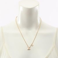 【중고】 루이비통 LOUIS VUITTON 목걸이 LV 아이코닉 M01215 핑크 GP(골드 도금) LV 아이코닉 목걸이 레이디스 Used A