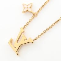 【중고】 루이비통 LOUIS VUITTON 목걸이 LV 아이코닉 M01215 핑크 GP(골드 도금) LV 아이코닉 목걸이 레이디스 Used A