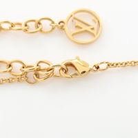 【중고】 루이비통 LOUIS VUITTON 목걸이 LV 아이코닉 M01215 핑크 GP(골드 도금) LV 아이코닉 목걸이 레이디스 Used A
