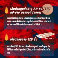 [ผลิตภัณฑ์ยาประเภทที่ 3] แผ่นแปะบรรเทาอาการเจ็บคอ หมัดดาวเหนือ เคนชิโร่ 120 ชิ้น