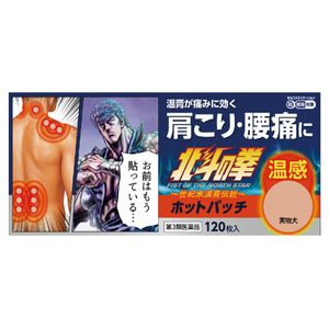 [3rd-Class OTC Drug] Fist of the North Star Hot Patch Kenshiro 120 pieces