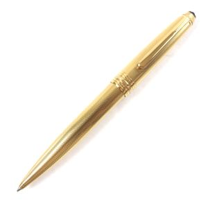 美品▼MONTBLANC モンブラン マイスターシュテュック ソリテール #1643 バーメイル バーレイ バーレイ クラシック ボールペン ゴールド ドイツ製 メンズ 筆記確認済み