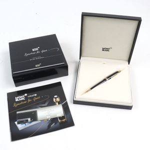 Mint condition ○ MONTBLANC Meisterstück #164 Signature for Good Edition 2009 1P Sapphire Ballpoint Pen (105602)
