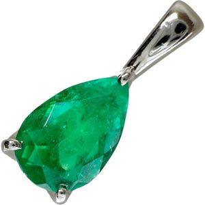 Emerald 0.98ct Pendant top, Pt900 Platinum, 1.4g, Women's [Used]