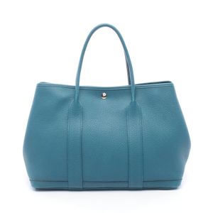 【中古】 エルメス HERMES トートバッグ ガーデンパーティPM コバルト コバルト その他 ガーデンパーティーPM コバルト レディース Used A