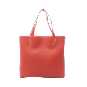 【中古】 エルメス HERMES トートバッグ ドゥブルセンス45 ルージュデュセス ブーゲンビリア ブーゲンビリア/ルージュデュセ その他 ドゥブルセンス45 ブーゲンビリア/ルージュデュセス