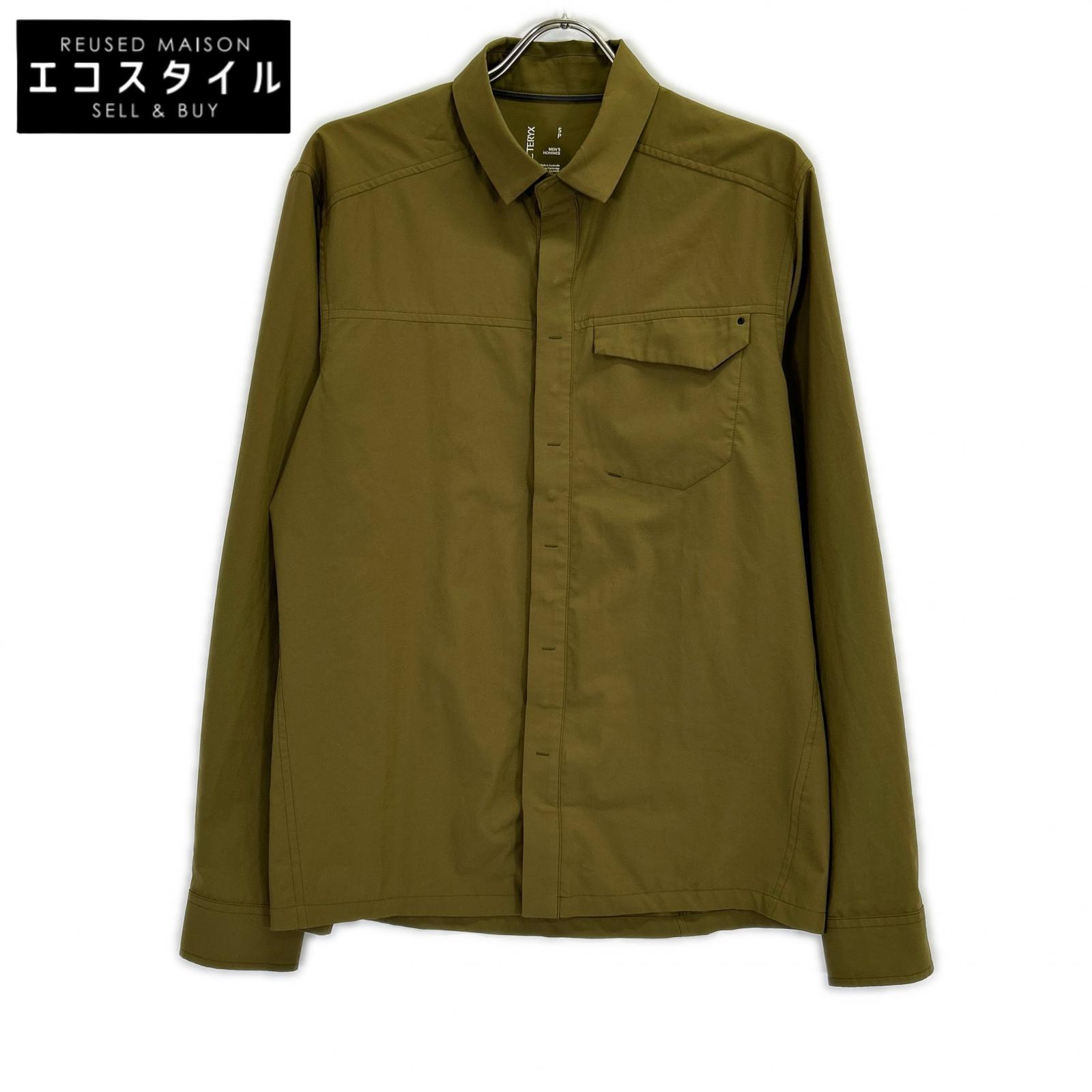 Arc'teryx 19065 Khaki Skyline LS Long-Sleeve Shirt, Size S [Used