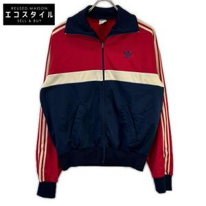 Adidas 80s Bordeaux x Navy x White Track Jacket, Size 180 [Used]