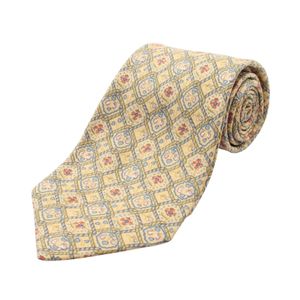 【中古】 エルメス HERMES ネクタイ 総柄 シルク ネクタイ メンズ Used A