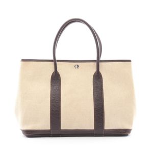【中古】 エルメス HERMES トートバッグ ガーデンパーティPM エクリュ エベーヌ エクリュ/エベーヌ その他 ガーデンパーティPM エクリュ/エベーヌ レディース
