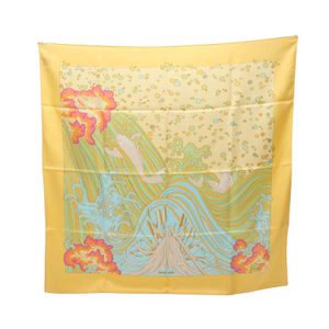 【中古】 エルメス HERMES スカーフ カレ90 A CONTRE COURANT シルク カレ90 レディース Used A