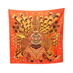 【中古】 エルメス HERMES スカーフ カレ90 POINT D' ORGUE シルク カレ90 レディース 未使用