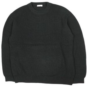 BEAUTY&YOUTH UNITED ARROWS Crisp Rib-Firm FORM Sweater, Size M, BLACK, Crew Neck, Top (Used) [BEAUTY&YOUTH UNITED ARROWS]