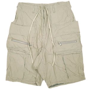Danke Schon 24SS Water-soluble Bonding Flap Pocket Shorts, Free Beige, Distressed Finish, Easy Cargo Shorts, Sample Item, Bottoms [Used] [Danke Schon]