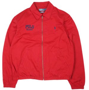 POLO RALPH LAUREN x BEAMS 폴로 랄프 로렌 빔스 26SS 별주 BAYPORT 윈드브레이커 50주년 기념 스윙탑 XL 레드 지퍼 자켓 아우터【중고】【POLO RALPH LAUREN × BEAMS】