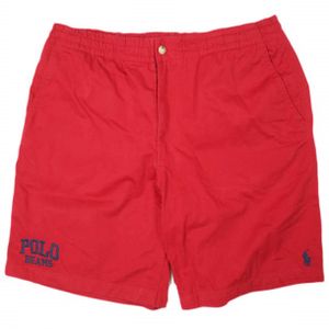 POLO RALPH LAUREN x BEAMS 폴로 랄프 로렌 빔스 26SS 별주 PREPSTER SHORT 50주년 기념 이지 쇼츠 L RED 치노 쇼트 팬츠 바텀스【중고】【POLO RALPH LAUREN × BEAMS】